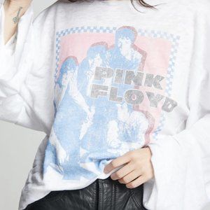 NWOT Recycled Karma Pink Floyd Bell Sleeve sweatshirt, Sz. S